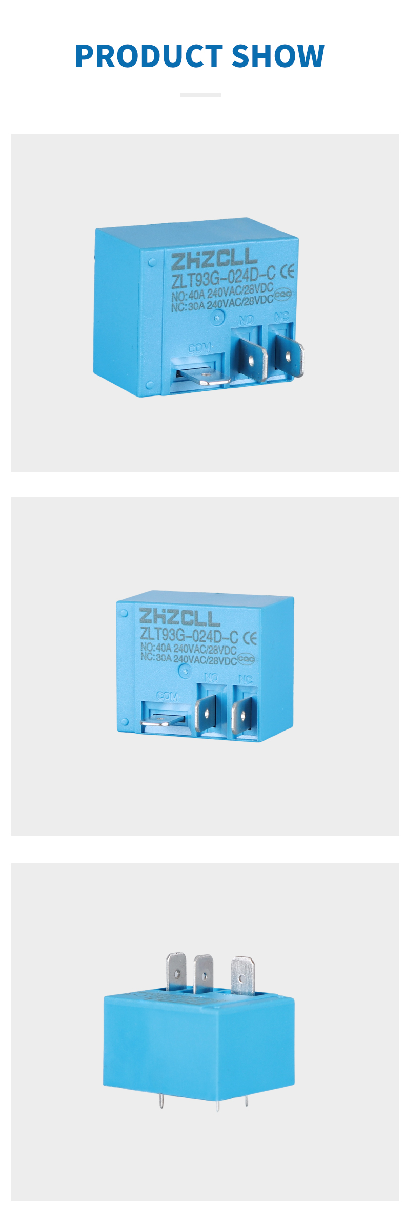 ZLT93G-024D-C Miniature relay ZLT93G-024D-C Miniature relay