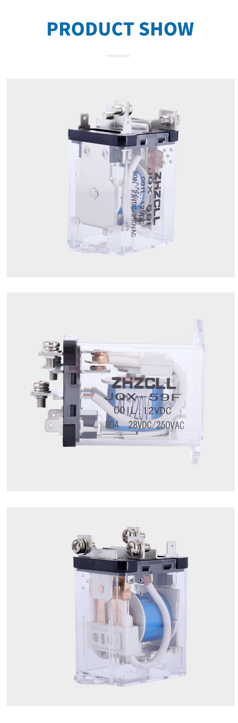 JQX-59F High power relay JQX-59F High power relay